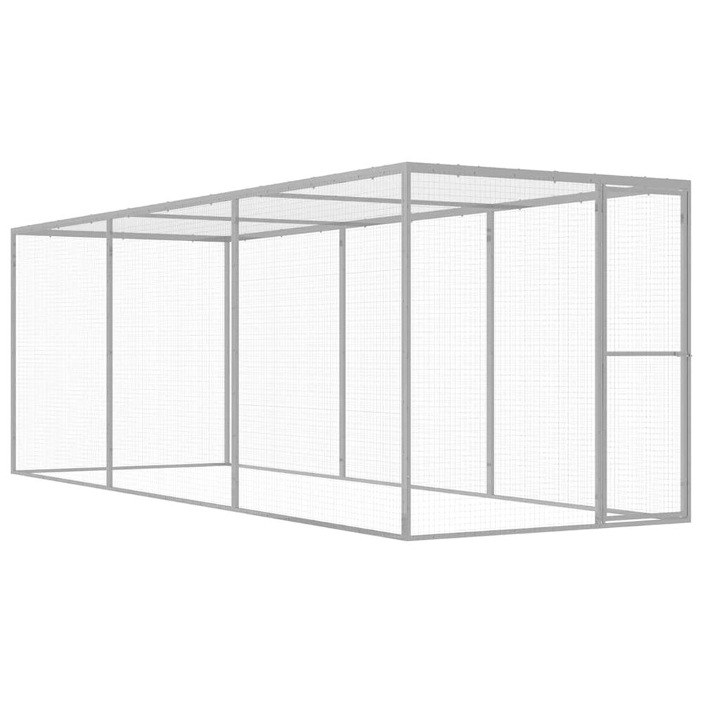 Cage pour animaux 4,5x1,5x1,5 m Acier