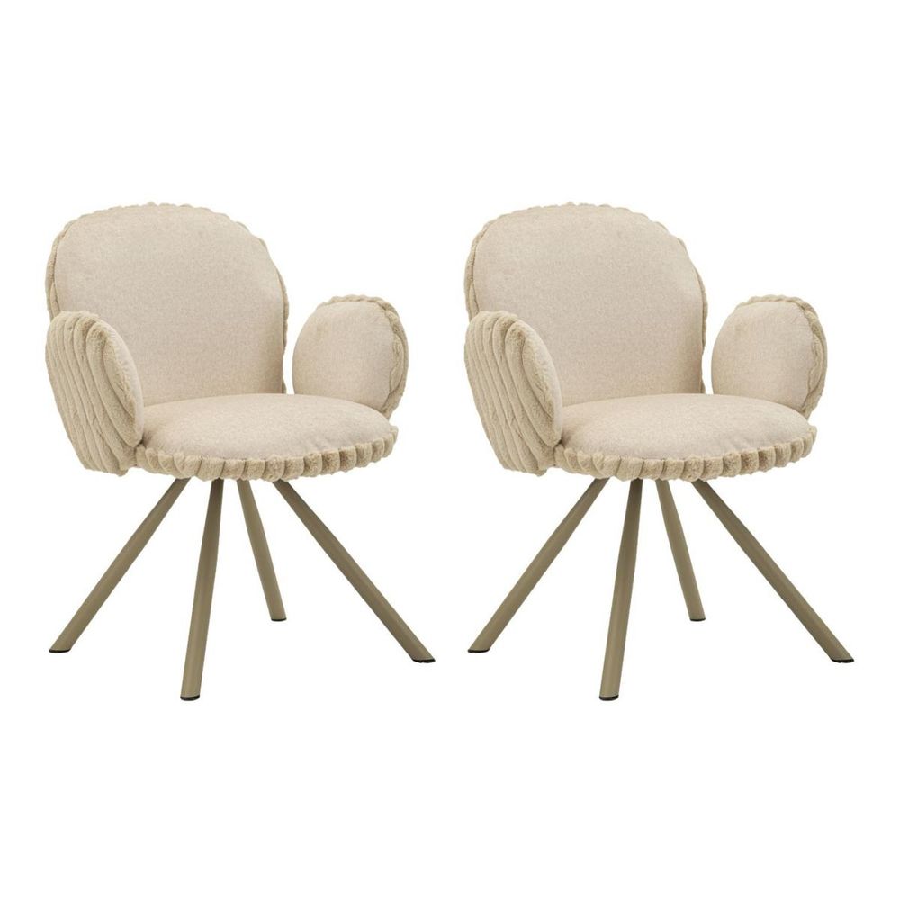 Lot de 2 chaises design 