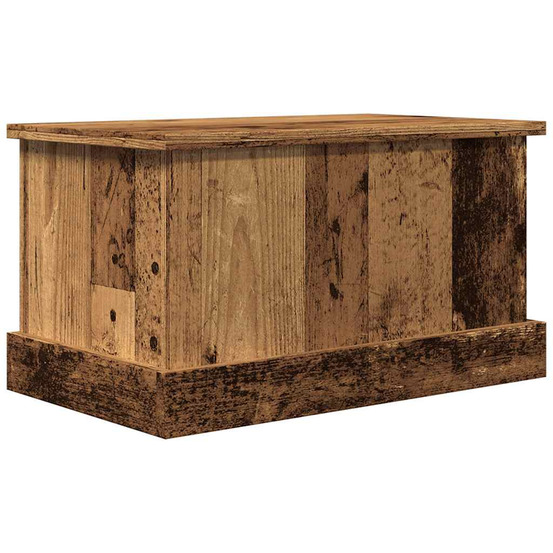 Boîtes de rangement vieux bois 30x50x28 cm bois d'ingénierie