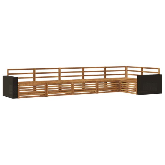 Ensemble de canapés d'extérieur 6 pc naturel
