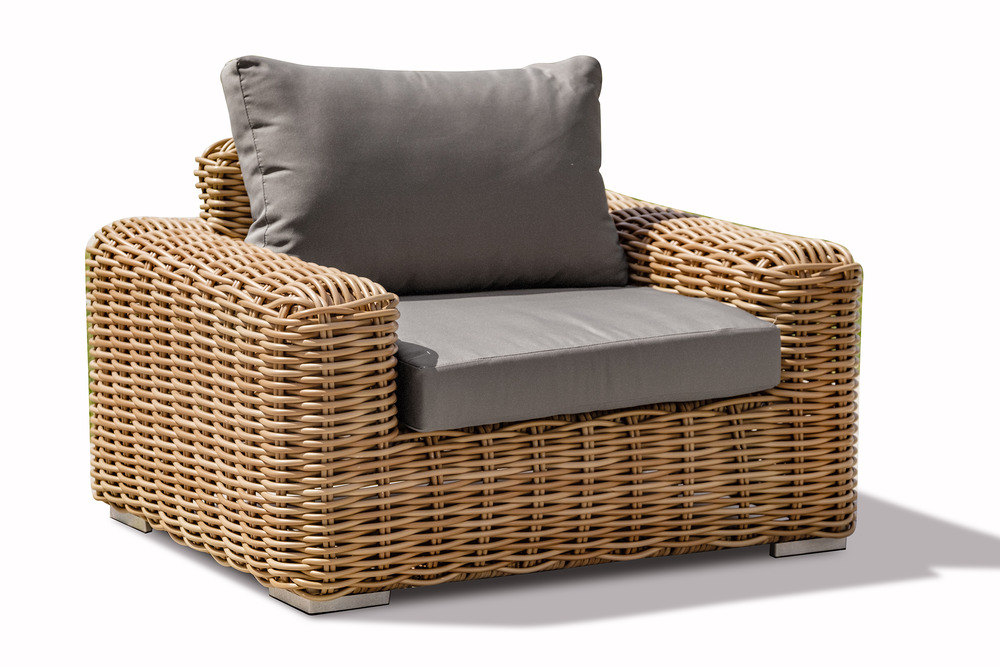 Fauteuil de jardin borabora en résine tressée