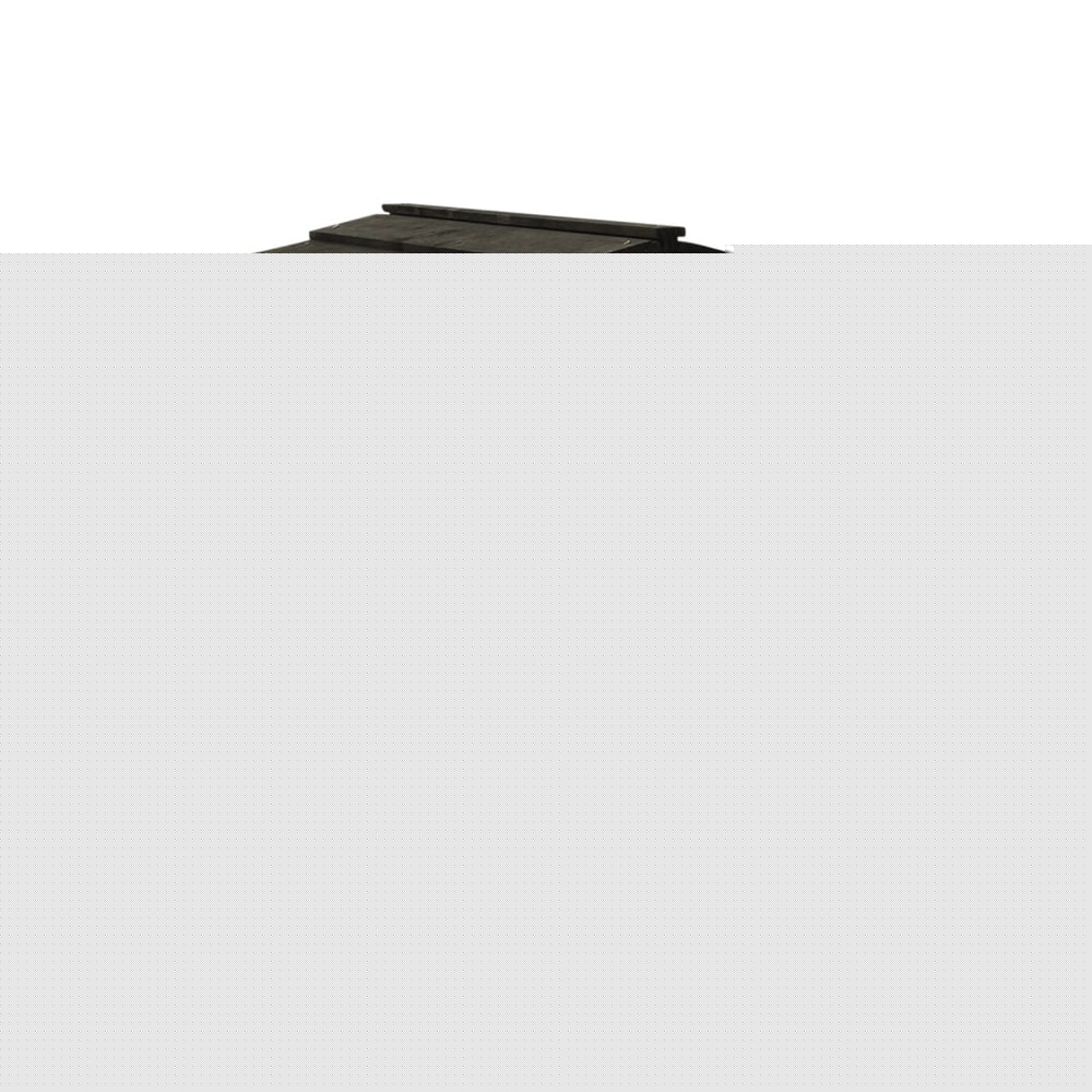 Garage de tondeuse à gazon noir et marron 78x74x54cm sapin