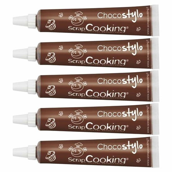 5 stylos chocolat