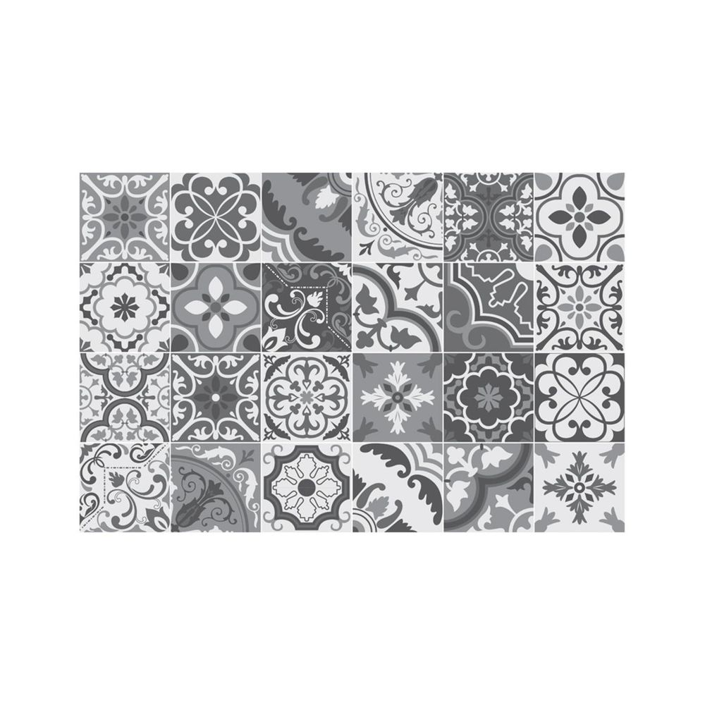 Tapis décoratif en vinyle 50 x 75 cm