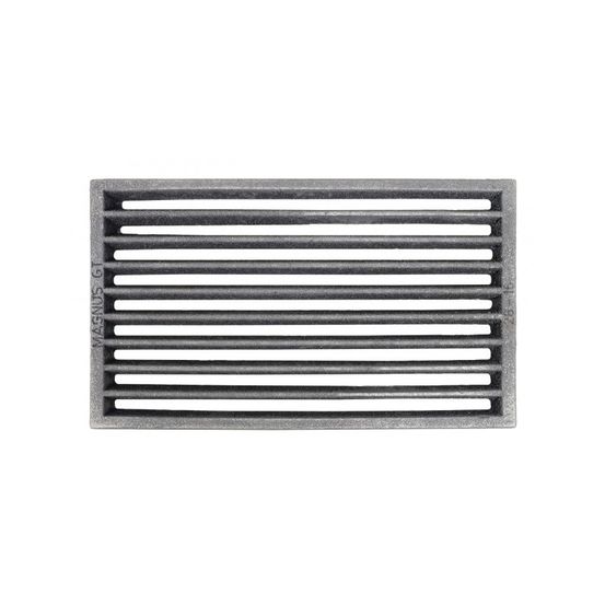 Grille de cheminée en fonte-noir-noir--