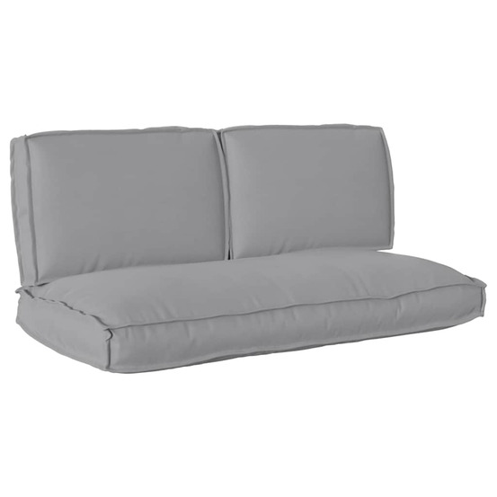 Ensemble de coussins 3 pcs gris tissu oxford
