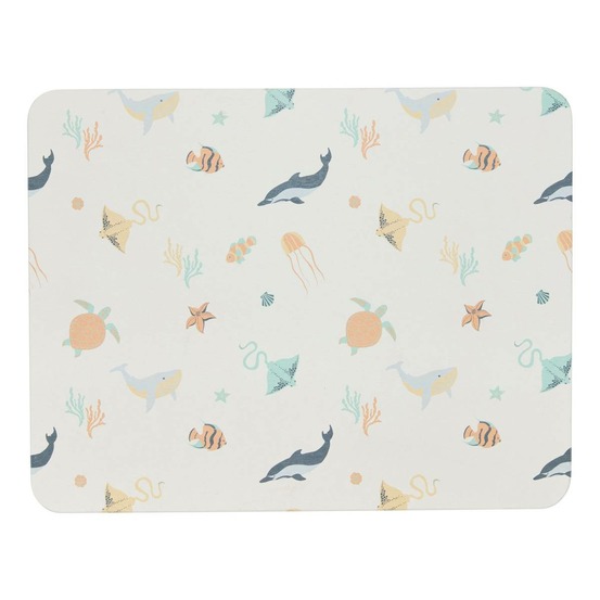 Tapis de salle de bain orta en diatomite 45x35cm imprimé animaux marins