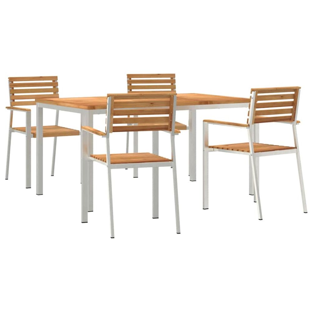 Ensemble de salle à manger pour jardin 5 pc