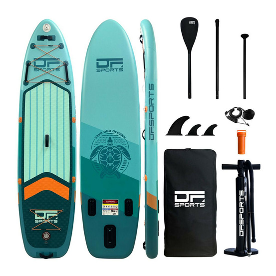 Paddle gonflable avec accessoires