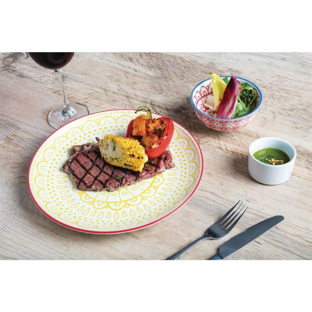 Fourchettes de table pour restaurant inox 200 mm lot de 12 olympia tivoli