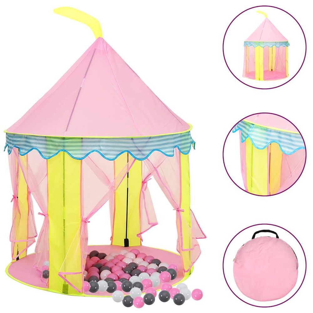 NIUEVLRS Tente Tipi Enfant Avec Oreiller – Cabane De Jeu Intérieur/extérieur En Polyester, Lavable En Machine, Pour Filles Et Garçons Dès 3 Ans