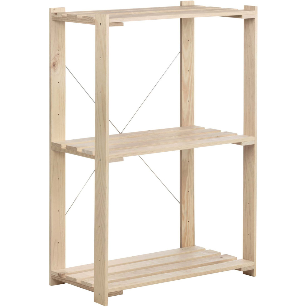 Etagère en pin massif nova 76.5 x 38.5 x 110 cm