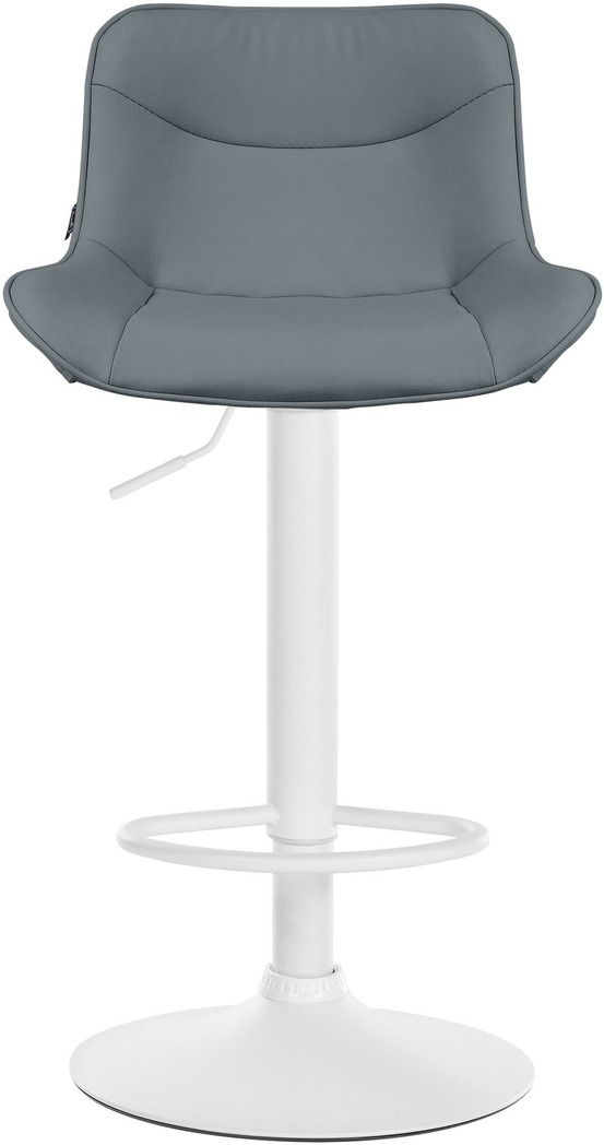 Tabouret de bar vonore simili cuir blanc