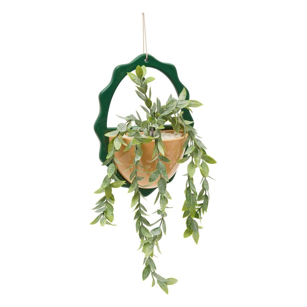 Plante artificelle suspendue cheri 19,5x9cm