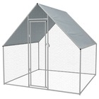 Cage extérieure pour poulets 2 x 2 x 1,92 m acier galvanisé