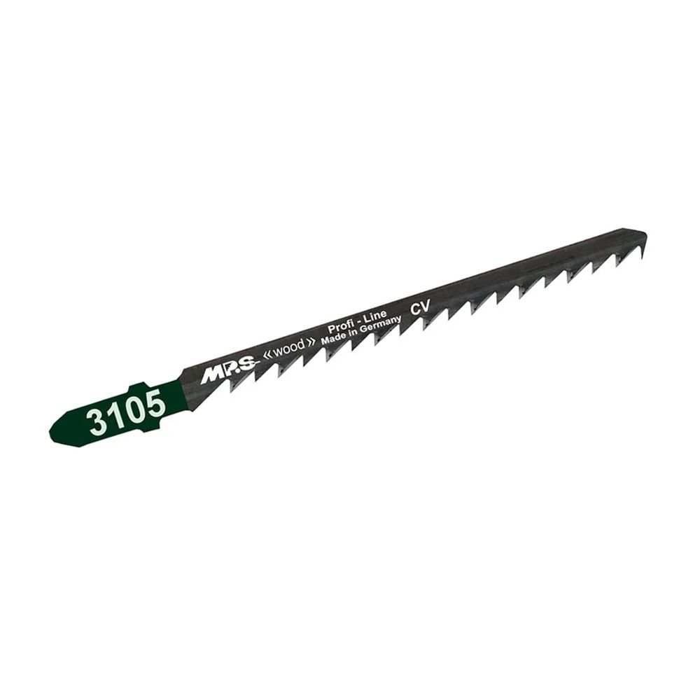 Lame de scie sauteuse cv, rectifiée en croix et avoyée, gl 100/vl 75 mm, zt 4,0 mm/6tpi, lot de 5
