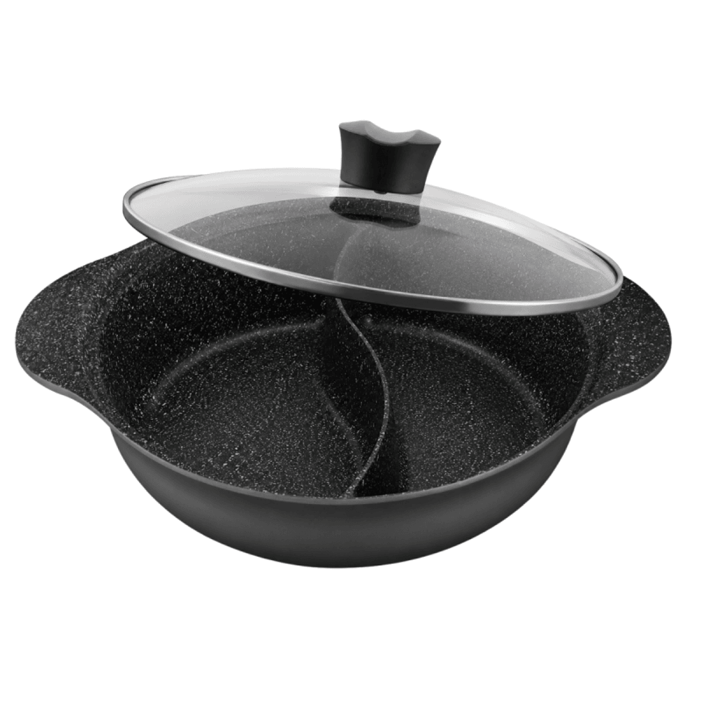 Venteo cocotte double compartiments 28 cm 4 l