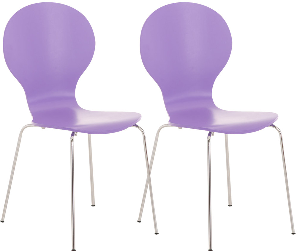 Lot de 2 chaises visiteurs diego