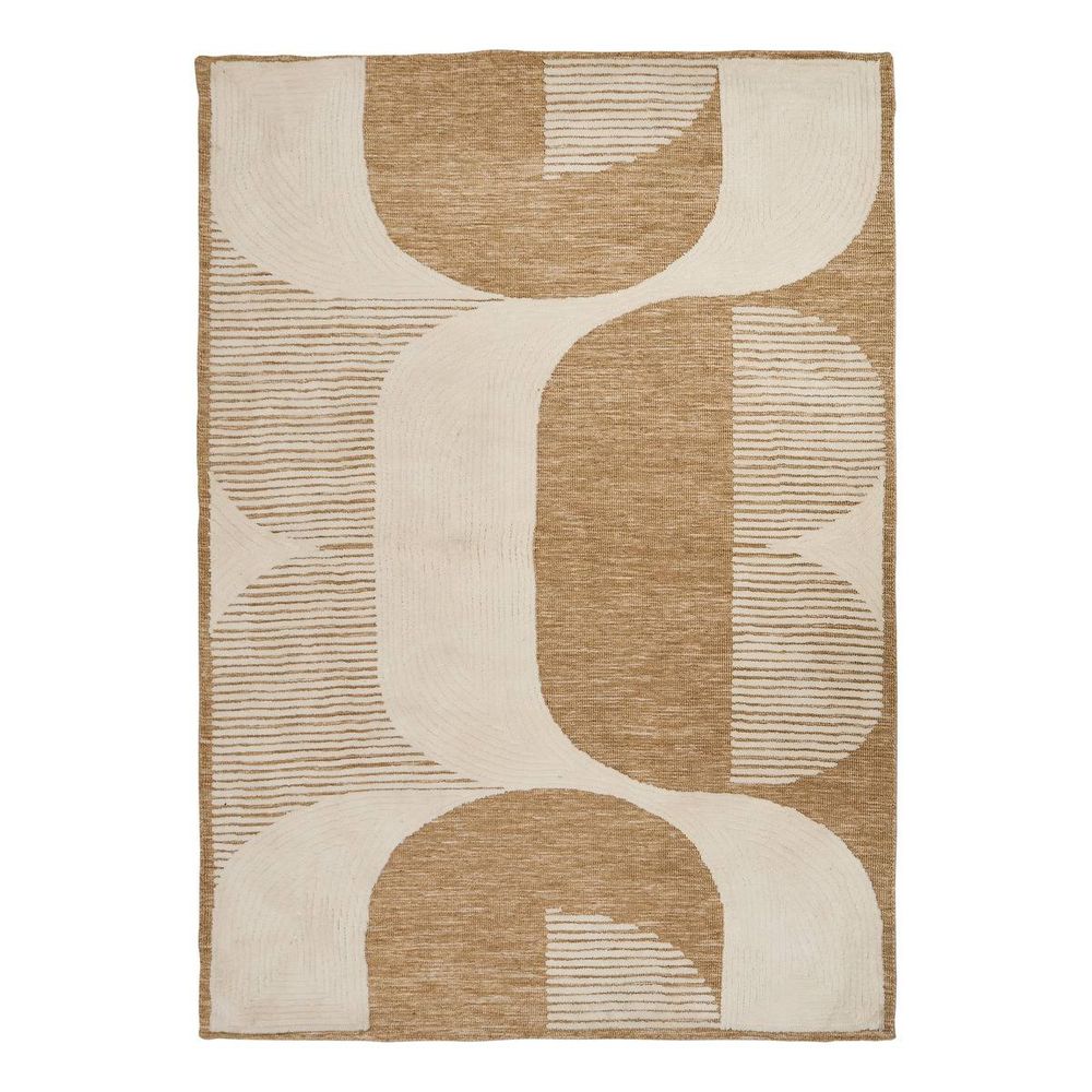 Tapis loomia rectangulaire 160x230cm beige