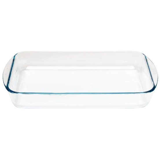 Plat rectangulaire en verre 350 mm - pyrex