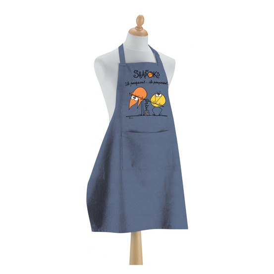 Tablier de cuisine shadoks ils pompaient