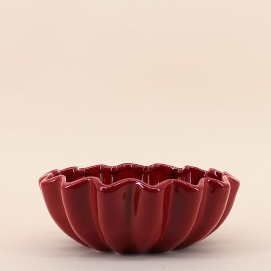 Coupe en céramique alvéolée 24cm