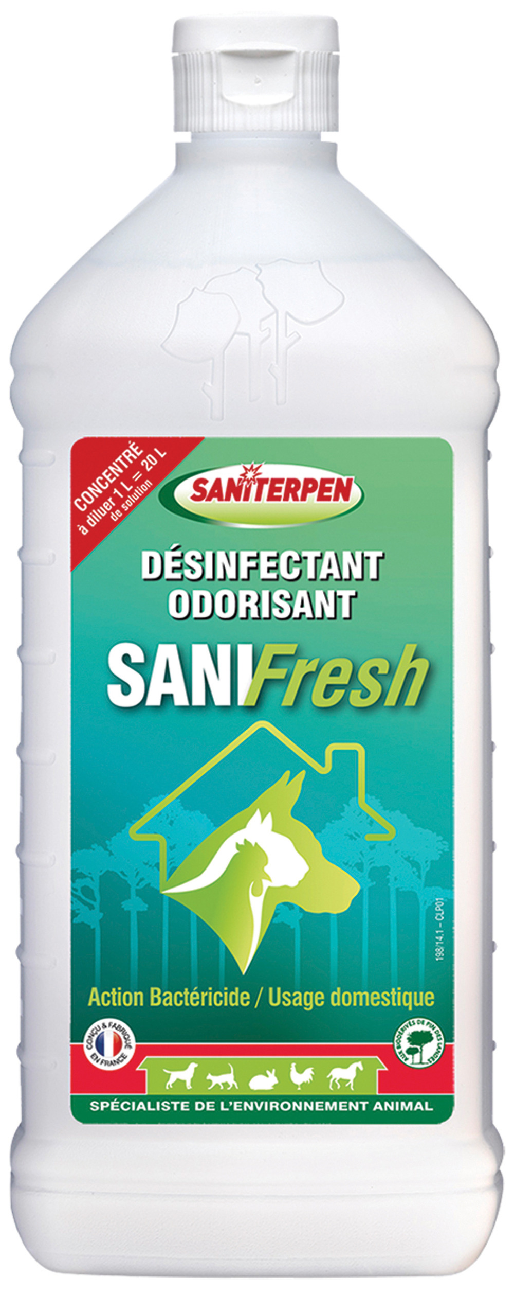 Désinfectant sanifresh saniterpen - 1l