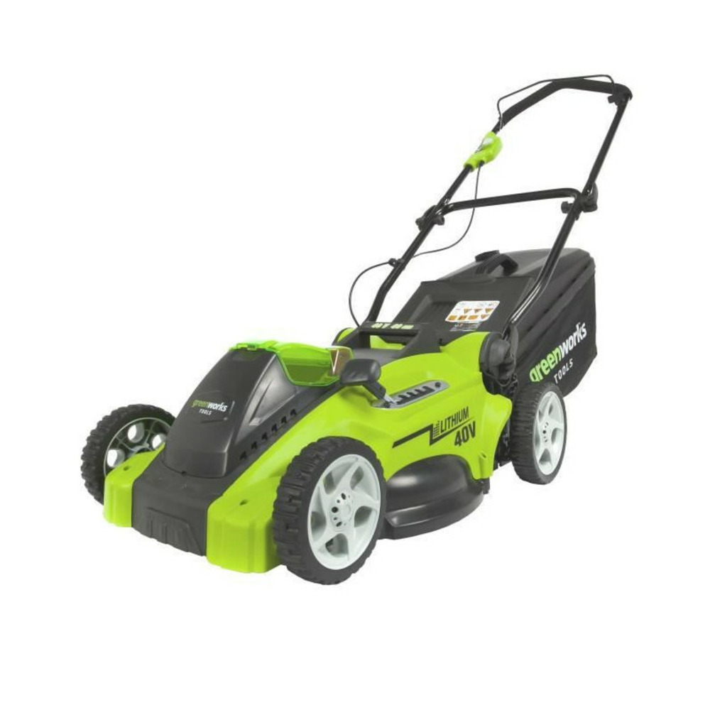 Greenworks tools tondeuse a gazon pousse - 40 v - 41 cm
