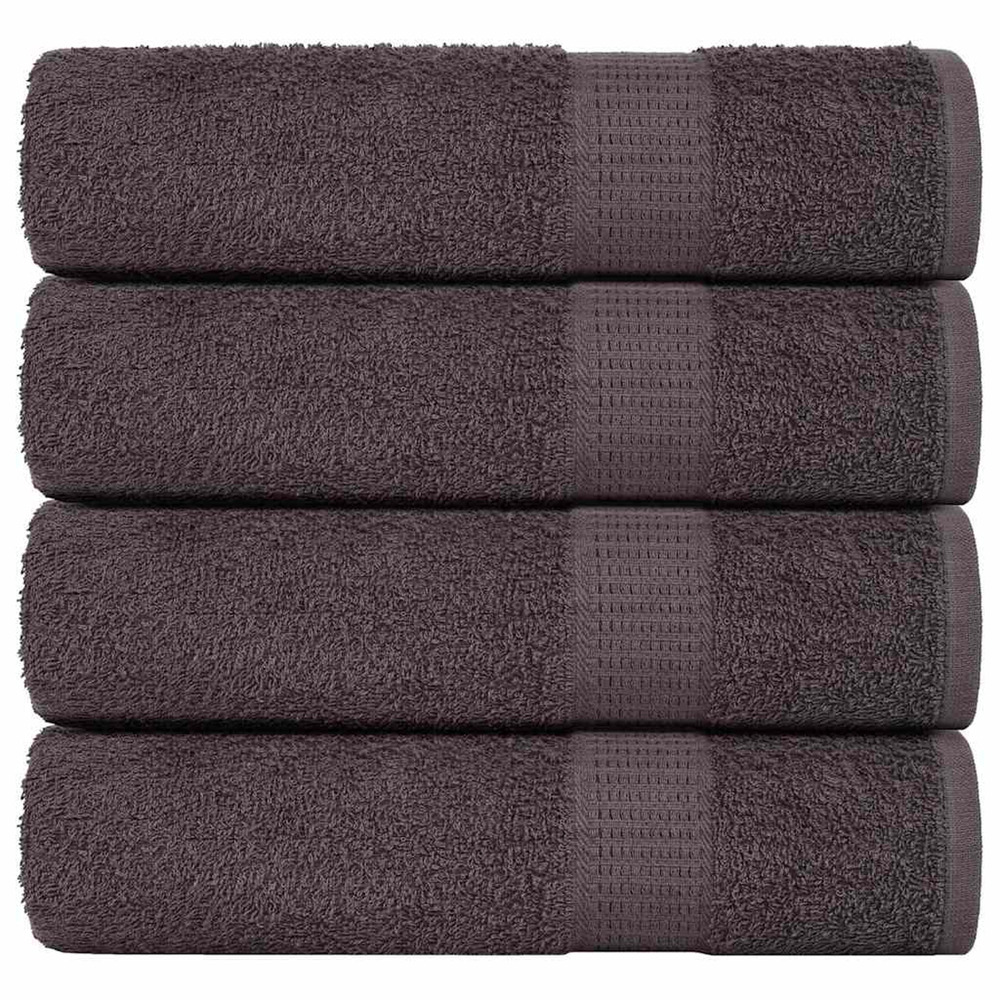 Essuie-mains frogn 4 pcs anthracite 50x100 cm 360 g/m²