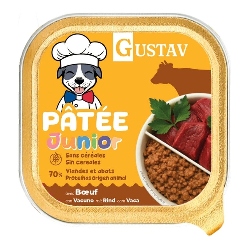 Pâtée pour chiot au bœuf gustav junior - 150 g