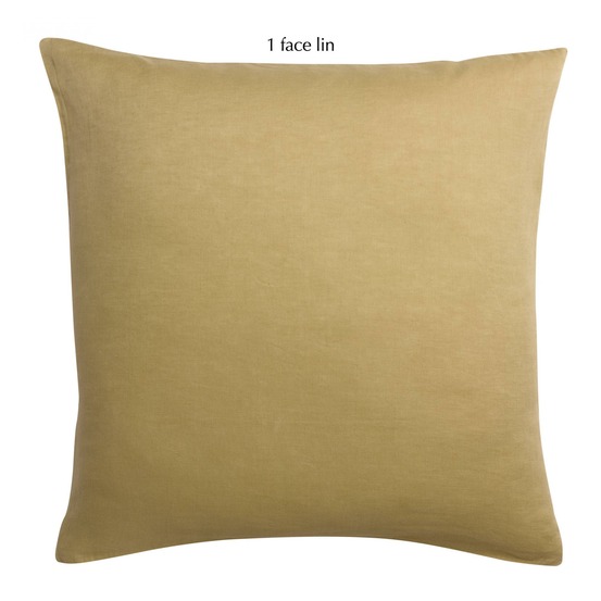 Taie d'oreiller linco gold 65 x 65 cm