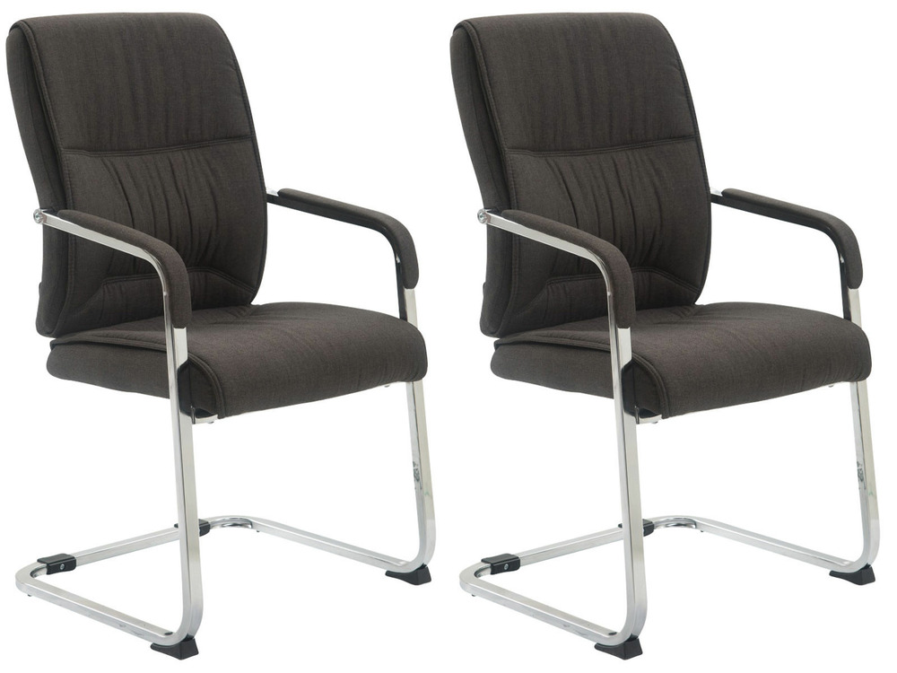 Lot de 2 chaises luge xl tissu anubis