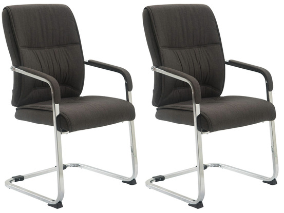 Lot de 2 chaises luge xl tissu anubis