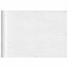 Écran de balcon blanc 75x800 cm 100% polyester oxford