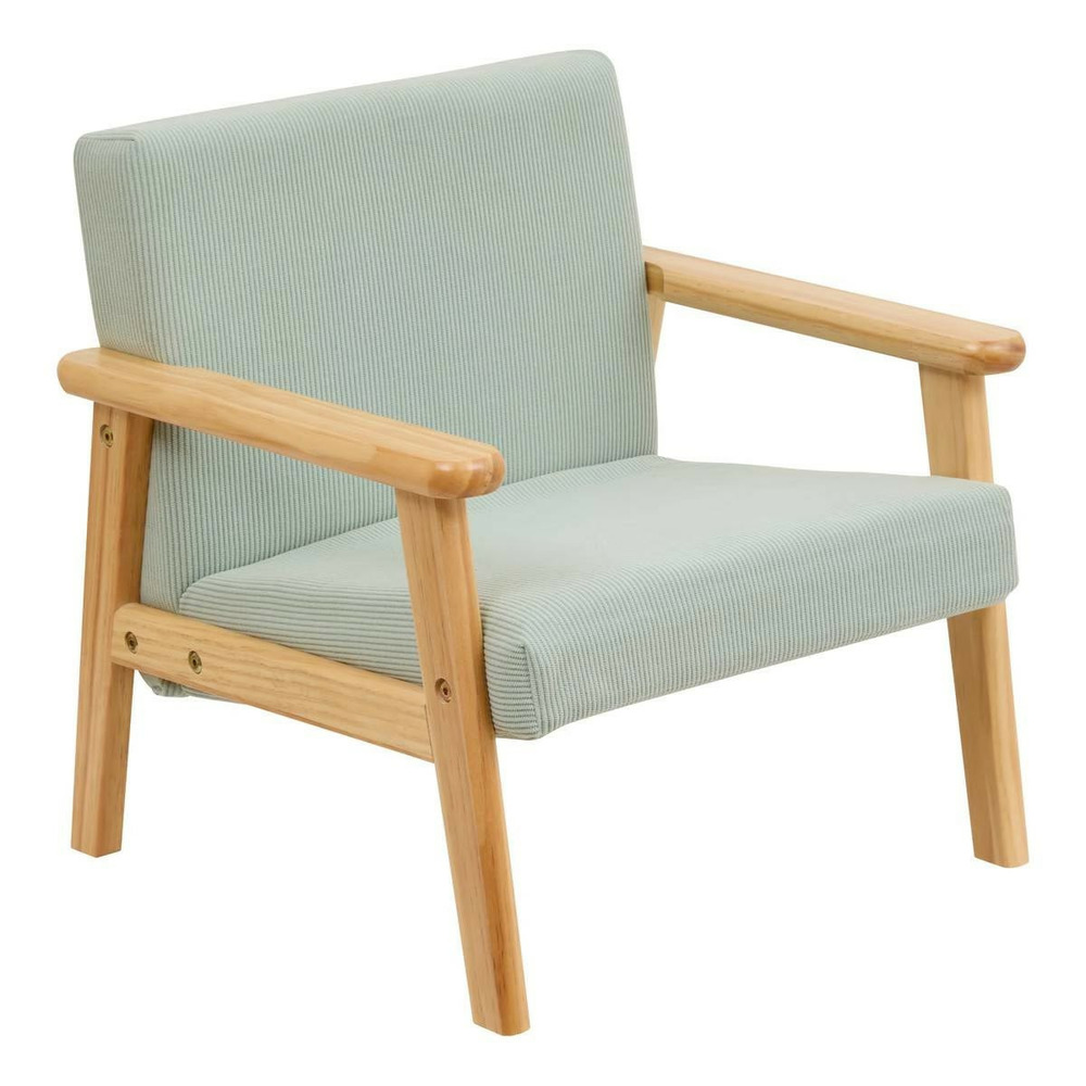 Fauteuil enfant côtelé 