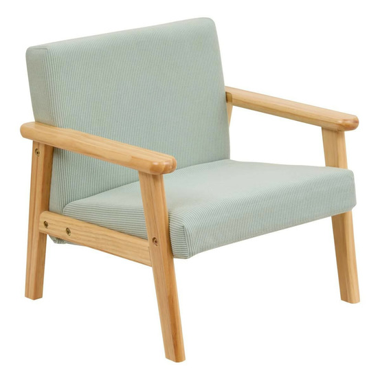 Fauteuil enfant côtelé