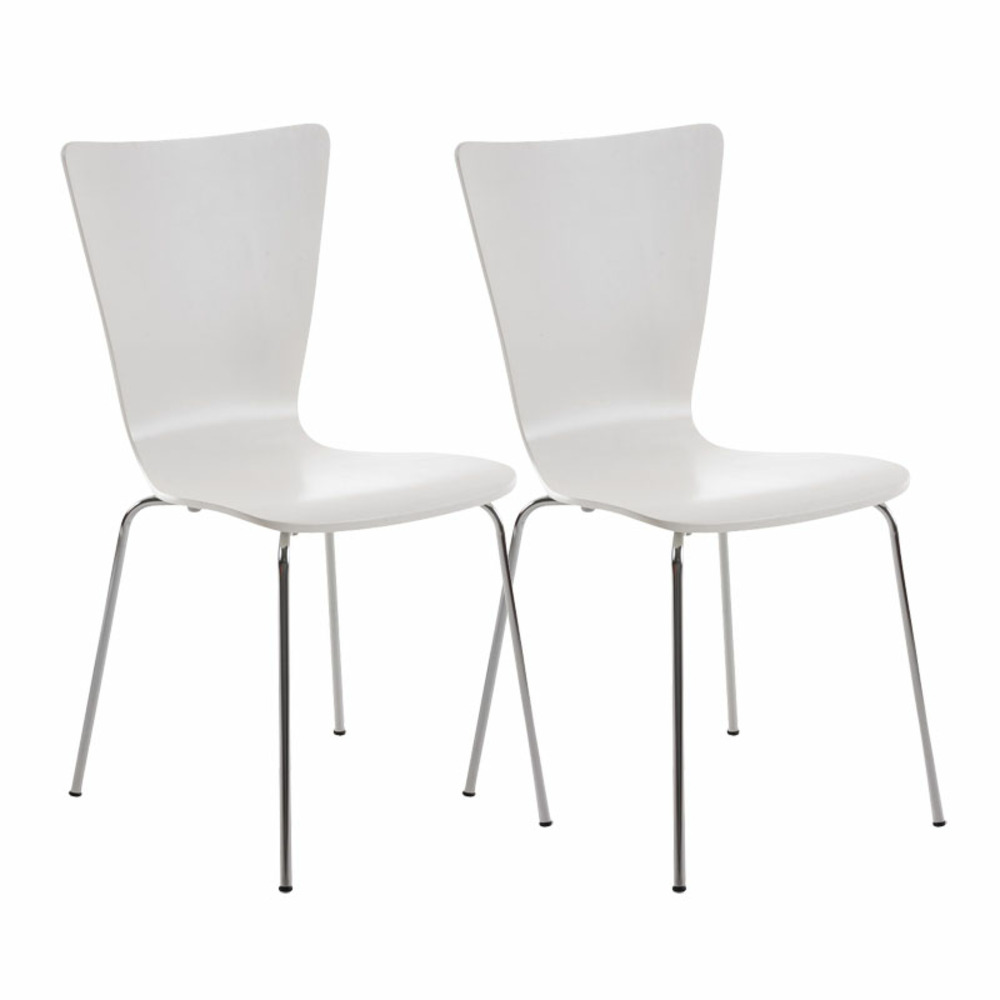 Lot de 2 chaises visiteurs aaron