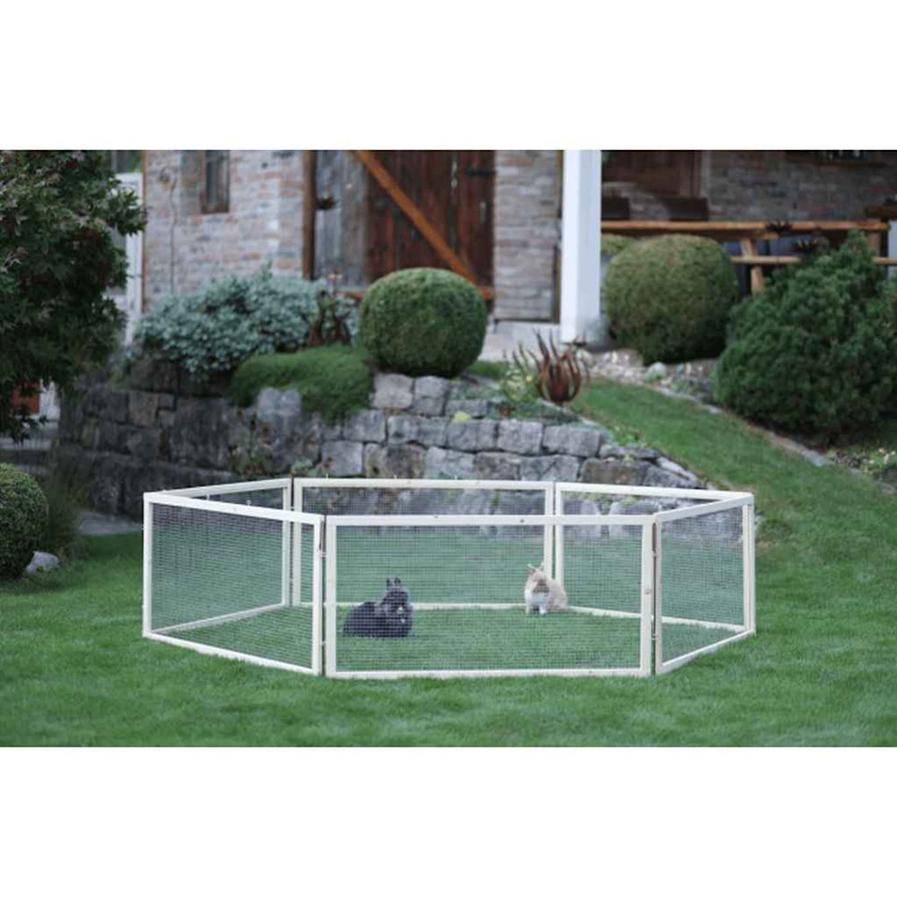 Enclos extérieur pour animaux de compagnie vario bois 84399