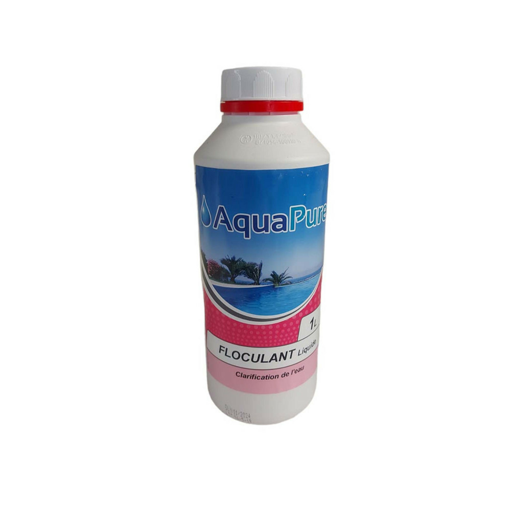Floculant liquide de 1 litre pour piscine ou spa