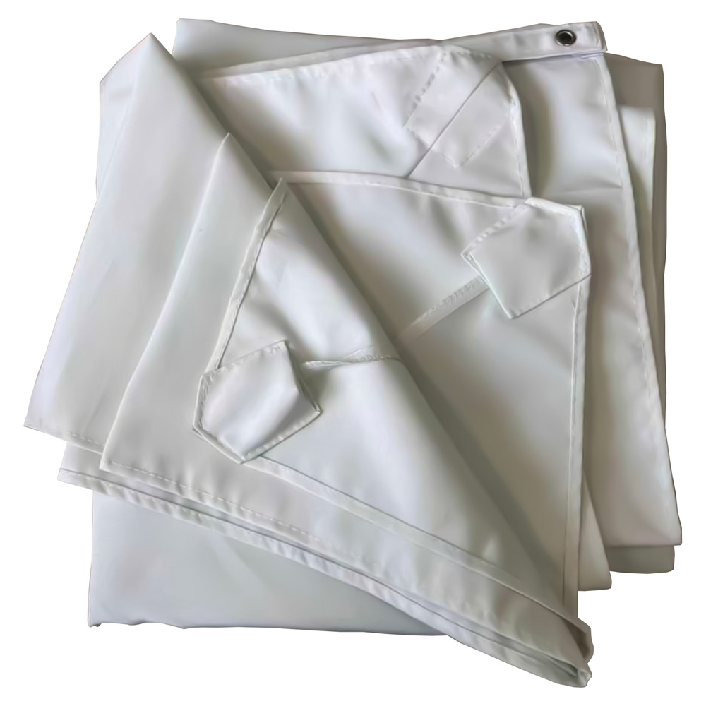 Toile pour parasol déporté molokai carré 3x3m blanc