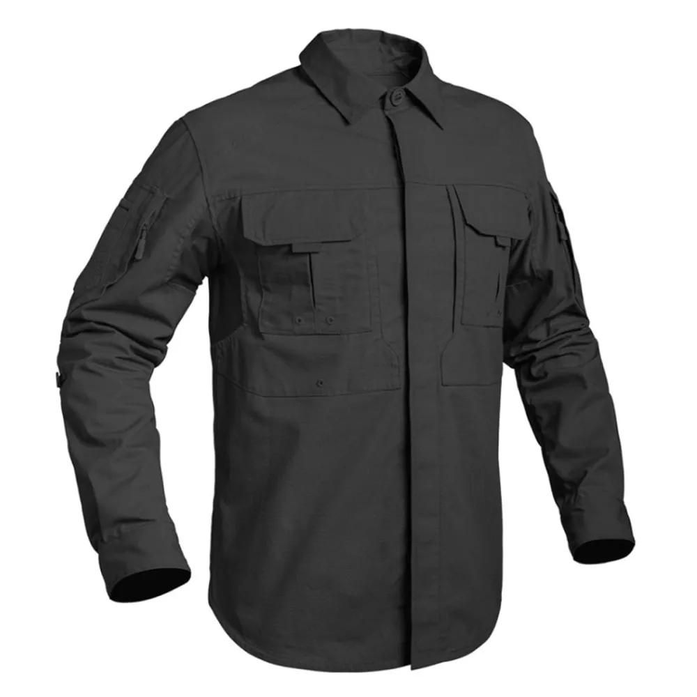 Chemise ubas fighter multipoches coton polyester noir m à 3xl
