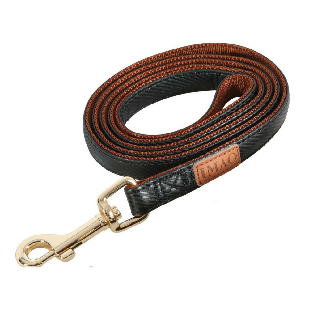 Laisse imao mayfair 20 mm x 1.2 mètre noir pour chien.