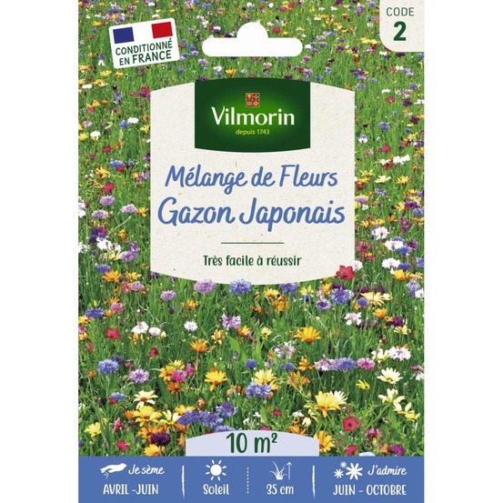 Sachet graines gazon japonais surface 10m²