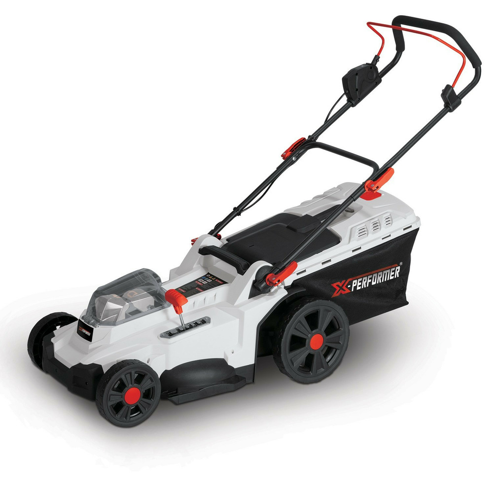 Tondeuse à gazon portative sur batterie - 40v max - hauteur de coupe 6 positions - outil seul sans batterie ni chargeur