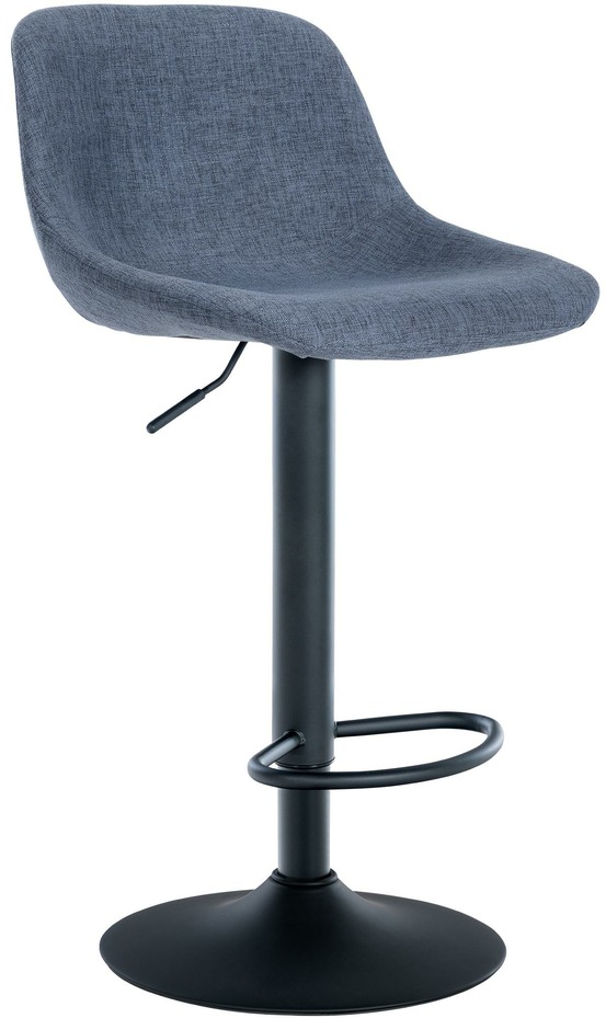 Tabouret de bar loft tissu