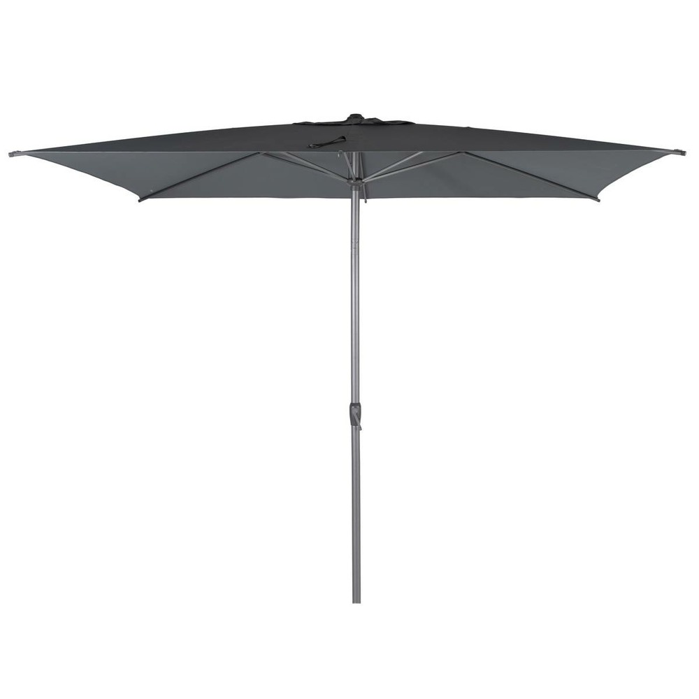 Parasol droit rectangulaire loompa ardoise