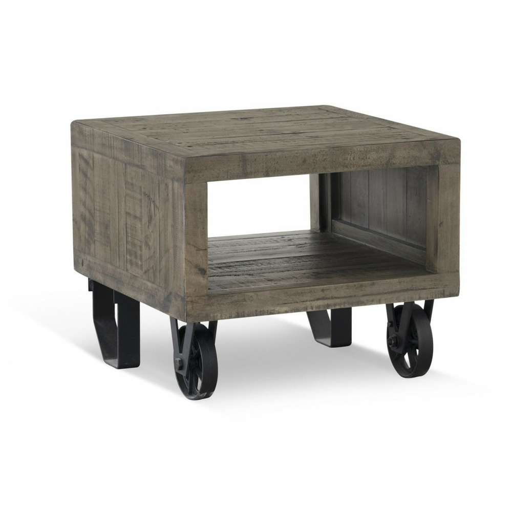 Table de chevet bois marron - sidéline décoration d'autrefois