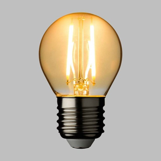 Ampoule guinguette 2200k blanc très chaud 2w g45 filament lotti