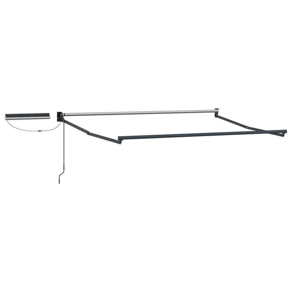 Cadre de store rétractable électrique anthracite 3,5 x 2,5 m