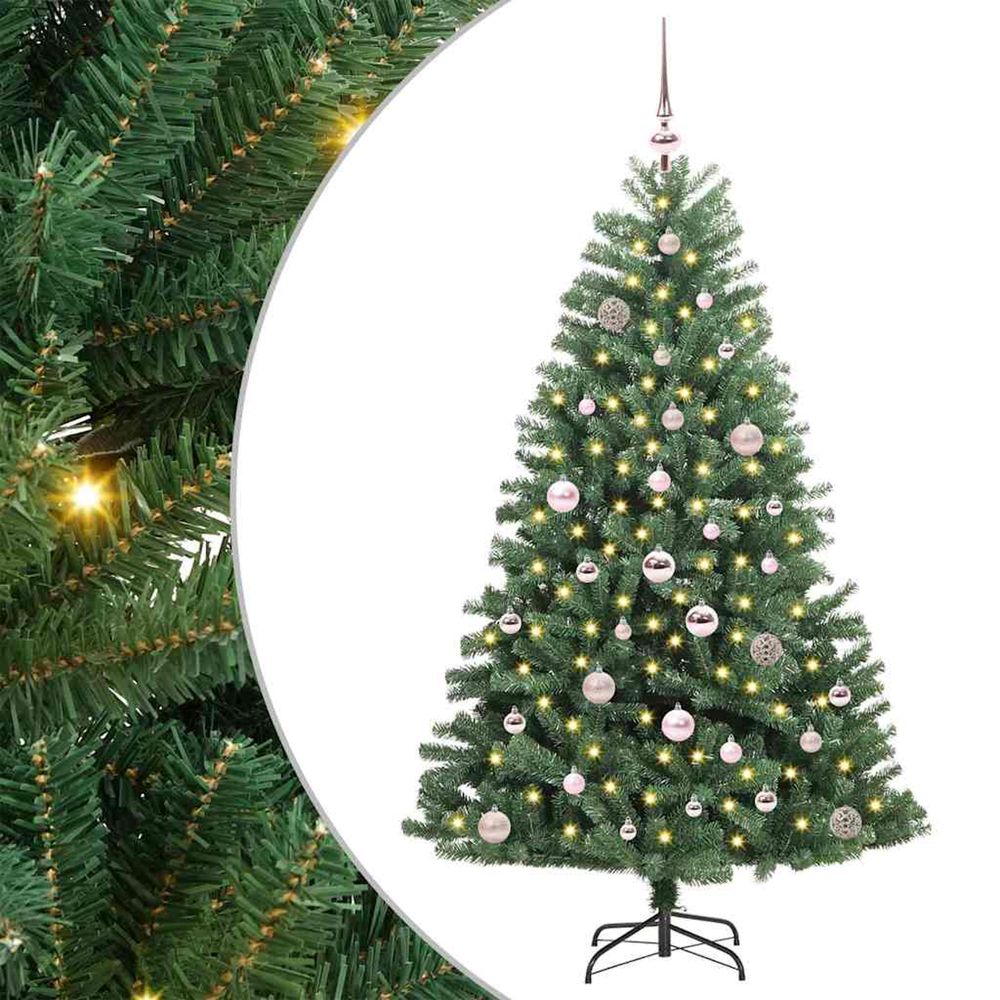 Sapin de noël artificiel à branches articulées vert 150 cm